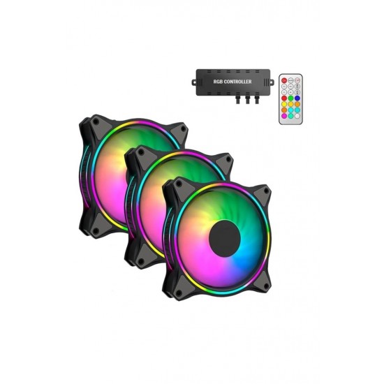 Gamepower Air Turbine 3In1 A Rgb Fan Set Kit 3X120Mm Kasa Fanı